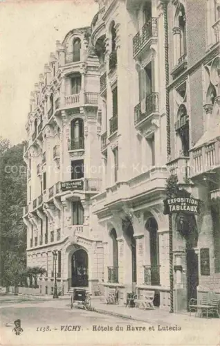 AK / Ansichtskarte VICHY 03 Allier Hôtels du Havre et Lutecia