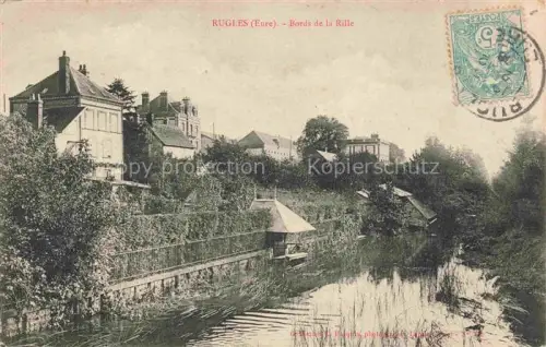 AK / Ansichtskarte Rugles Rubles Evreux 27 Eure Bords de la Rille