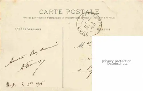 AK / Ansichtskarte Rugles Rubles Evreux 27 Eure Bords de la Rille