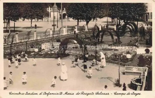 AK / Ansichtskarte Coimbra PT Jardim d'Infancia D. Maria do Resgate Salazar Campo de Jogos