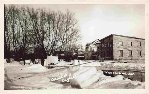AK / Ansichtskarte Terrebonne Quebec Canada Coupe de la glace