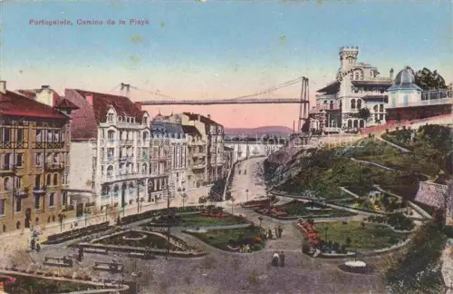 AK / Ansichtskarte Portugalete Vizcaya ES Camino de la Playa