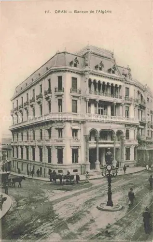 AK / Ansichtskarte ORAN Algerie Banque de l'Algérie