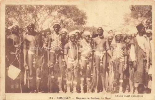 AK / Ansichtskarte SOUDAN  Sudan Africa Danseurs Bobos de San