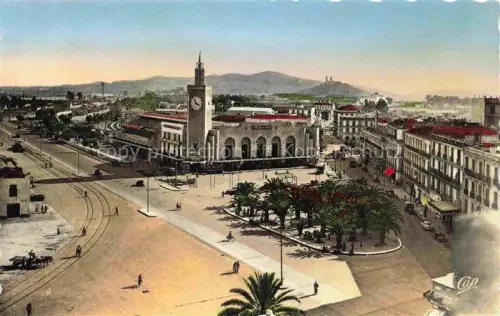 AK / Ansichtskarte BONE Annaba Constantine Algerie Place de la Gare