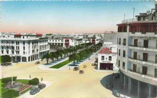 AK / Ansichtskarte RABAT  Maroc Vue sur l'Avenue Lyautey