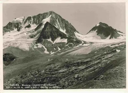 AK / Ansichtskarte Vedrette Giganti Trentino IT Coll Alto e Coll Aspro