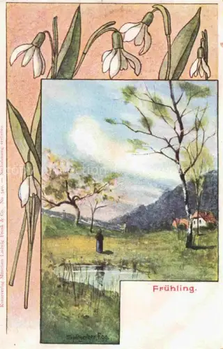 AK / Ansichtskarte SPLITGERBER J. jr. Kuenstlerkarte Fruehling