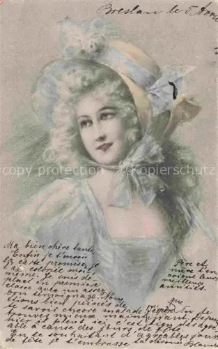 AK / Ansichtskarte VIENNE MUNK Verlag Munk M. Wien Vienne Nr. Frau Hut Litho