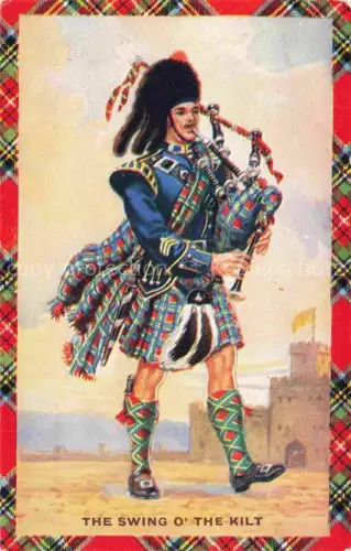 AK / Ansichtskarte Dudelsack Bagpipes Cornemuse-- Pipers Dancers London 