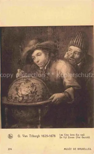 AK / Ansichtskarte Globus Globe Globo-- G. Van Tilborgh Bruxelles 
