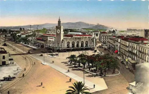 AK / Ansichtskarte BONE Annaba Constantine Algerie Place de la Gare