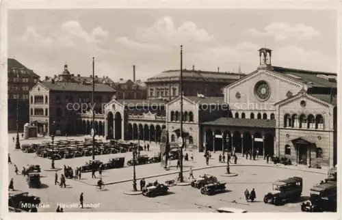 AK / Ansichtskarte MueNCHEN Hauptbahnhof