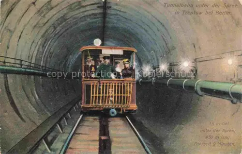 AK / Ansichtskarte TREPTOW -KoePENICK BERLIN Tunnelbahn unter der Spree