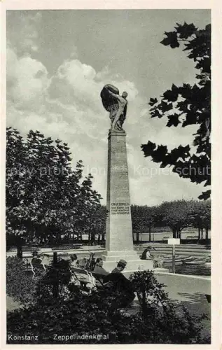 AK / Ansichtskarte KONSTANZ Bodensee BW Zeppelin-Denkmal