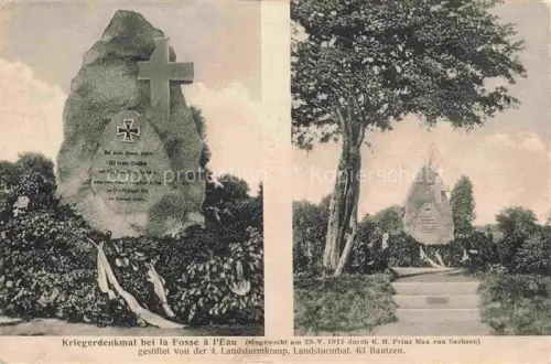 AK / Ansichtskarte La Fosse a L eau Thin-le-Moutier Charleville-Mezieres 08 Ardennes Kriegerdenkmal