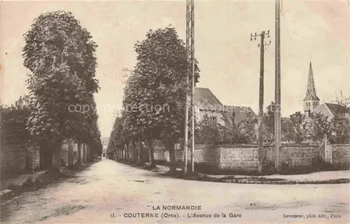 AK / Ansichtskarte Couterne ALENCON 61 Orne Avenue de la Gare