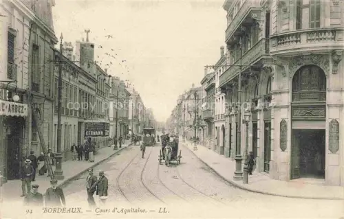 AK / Ansichtskarte BORDEAUX 33 Gironde Cours d'Aquitaine