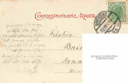 AK / Ansichtskarte BREGENZ Vorarlberg Bodensee Kasernen Ansicht vom See aus