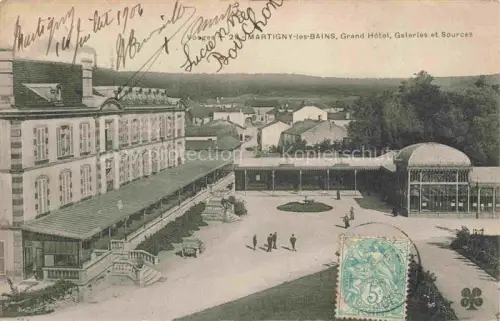 AK / Ansichtskarte Martigny-les-Bains 88 Vosges Grand Hôtel Galeries et Sources