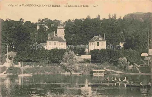 AK / Ansichtskarte La Varenne-Chennevieres 94 Val-de-Marne Château de l'Etape