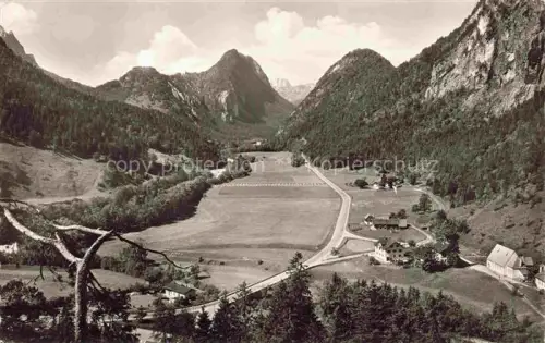 AK / Ansichtskarte Schneizlreuth Berchtesgadener Land Bayern Panorama Blick ins Tal Berchtesgadener Alpen Deutsche Alpenstrasse