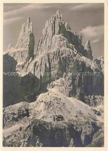 AK / Ansichtskarte Torre di Winkler Vajolet Dolomiti IT Col Rifugio Vajolet