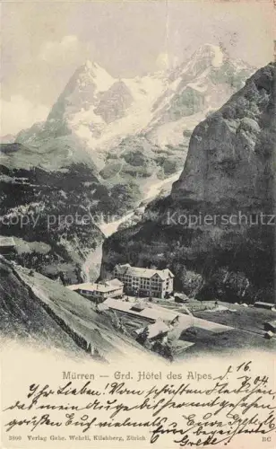 AK / Ansichtskarte Muerren BE Grand Hotel des Alpes