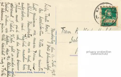 AK / Ansichtskarte Kandersteg BE mit Bluemlisalp