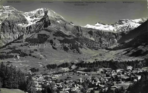 AK / Ansichtskarte Adelboden BE mit Lohner und Wildstrubel