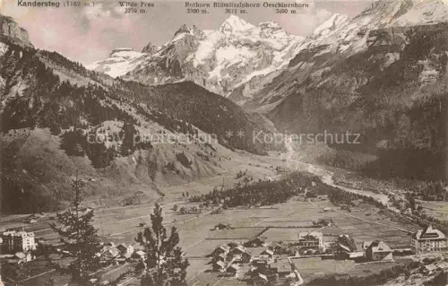 AK / Ansichtskarte Kandersteg BE Panoram