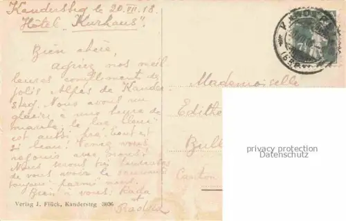 AK / Ansichtskarte Kandersteg BE Panoram