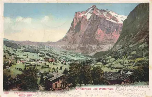 AK / Ansichtskarte Grindelwald BE mit Wetterhorn