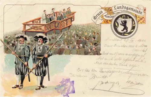 AK / Ansichtskarte BERN BE Landsgemeinde