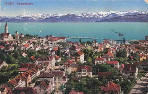 AK / Ansichtskarte ROMANSHORN Bodensee TG Panorama