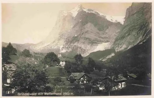 AK / Ansichtskarte Grindelwald BE mit Wetterhorn