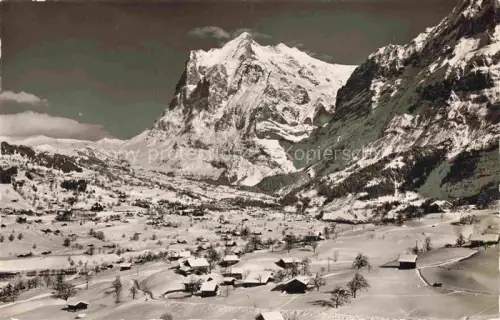 AK / Ansichtskarte Grindelwald BE mit Wetterhorn