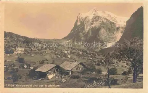 AK / Ansichtskarte Grindelwald BE mit Wetterhorn