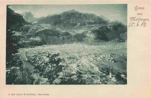 AK / Ansichtskarte Meiringen BE Panorama