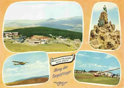 AK / Ansichtskarte Segelflug Gliding Vol-Voile Vuolo-a-Vela Volo-a-Vela-- Wasserkuppe Rhoen