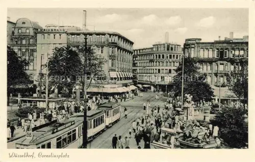 AK / Ansichtskarte STRAssENBAHN Tramway-- Corneliusplatz 