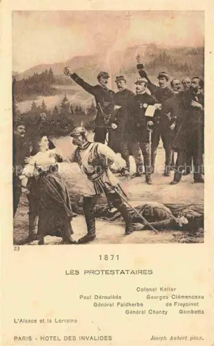 AK / Ansichtskarte BISMARCK  Otto von Politik Protestataires Paris Colonel General 