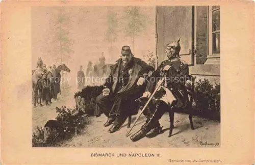 AK / Ansichtskarte BISMARCK  Otto von Politik Napoleon II  Pickelhaube Berlin 