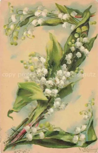 AK / Ansichtskarte Klein Catharina Kuenstlerlitho Glockenblume 