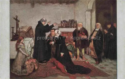AK / Ansichtskarte Luther Martin Wartburg Trauung Katharina Bora 