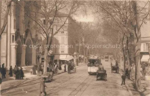 AK / Ansichtskarte STRAssENBAHN Tramway-- Nice Avenue de la Gare 