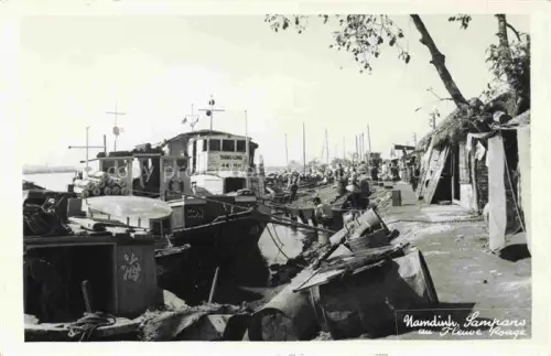 AK / Ansichtskarte Namdinh Nam-Dinh Tonkin Region Hanoi Vietnam Partie am Hafen