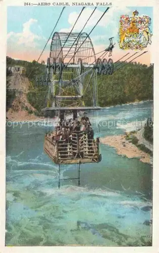 AK / Ansichtskarte NIAGARA FALLS New York USA Aero Cable