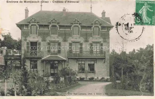AK / Ansichtskarte Montjavoult Beauvais 60 Oise Château d'Hérouval Schloss