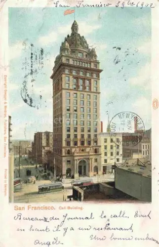 AK / Ansichtskarte SAN FRANCISCO California USA Call Building